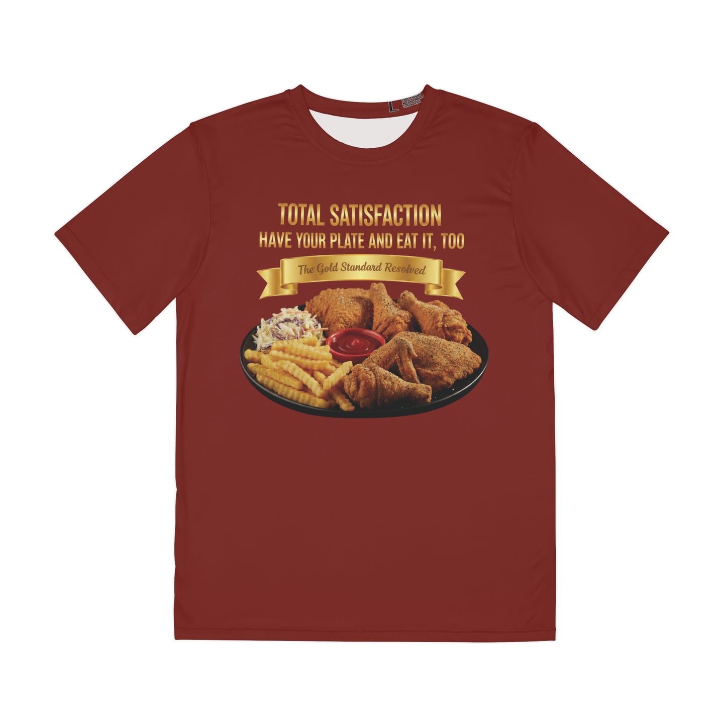 FRIED CHICKEN FRENCH FRIES COLESLAW KETCHUP T-SHIRT