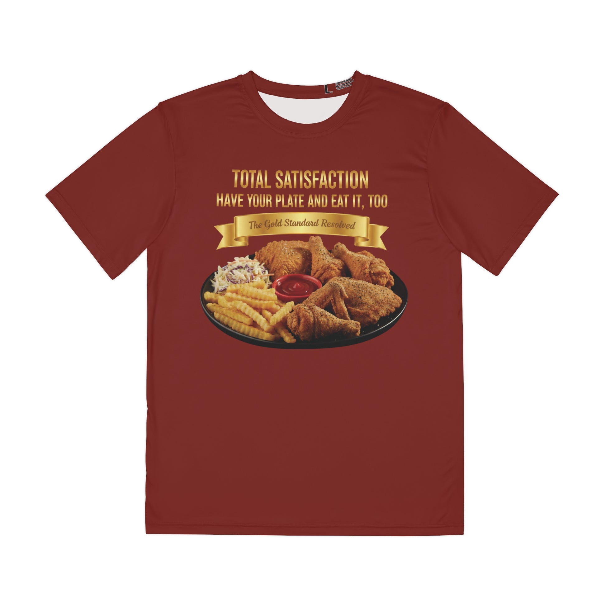 FRIED CHICKEN FRENCH FRIES COLESLAW KETCHUP T-SHIRT