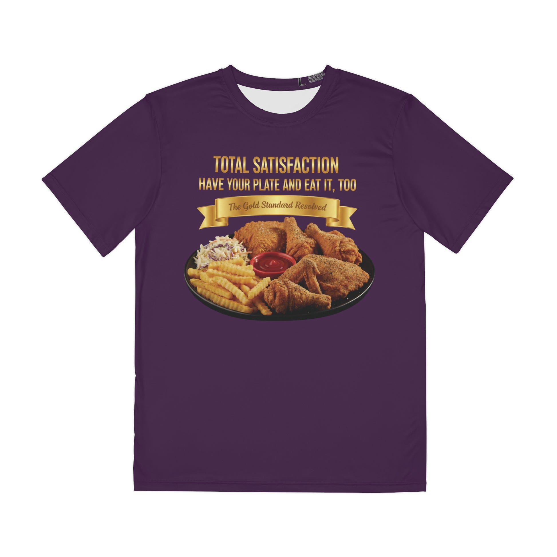 FRIED CHICKEN FRENCH FRIES COLESLAW KETCHUP T-SHIRT