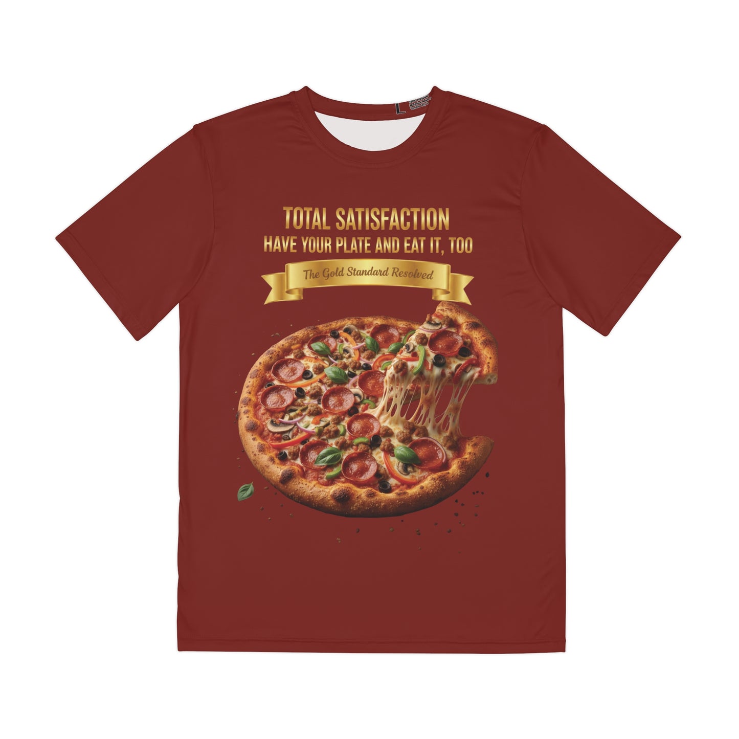 CHEESE PIZZA WITH TOPPINGS T-SHIRT