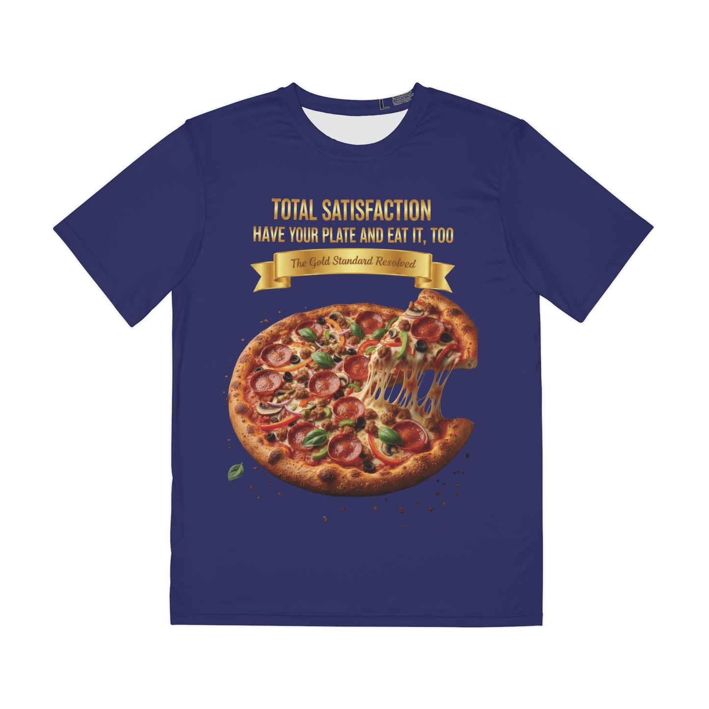 CHEESE PIZZA WITH TOPPINGS T-SHIRT