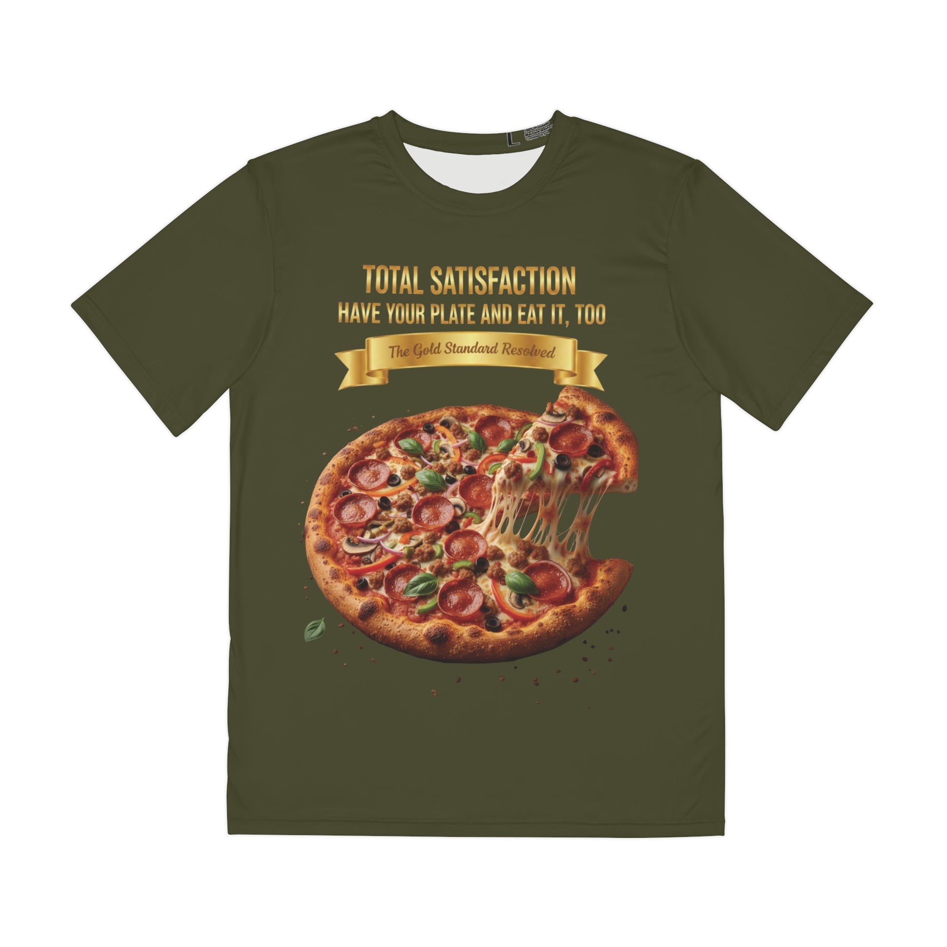 CHEESE PIZZA WITH TOPPINGS T-SHIRT