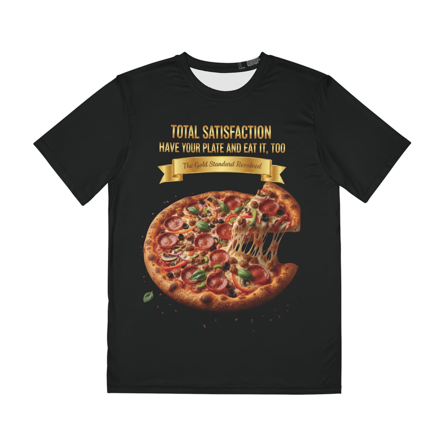 CHEESE PIZZA WITH TOPPINGS T-SHIRT