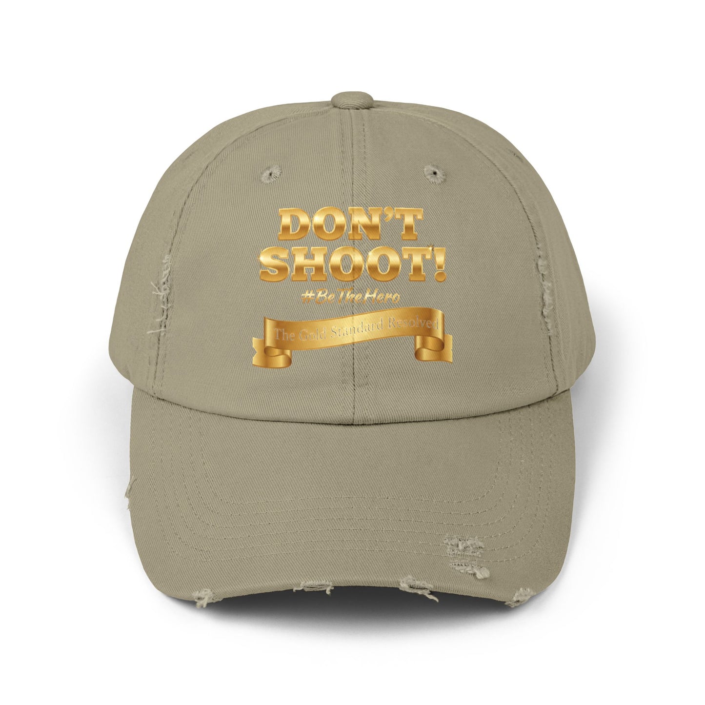 Don’t Shoot Distressed Baseball Cap 