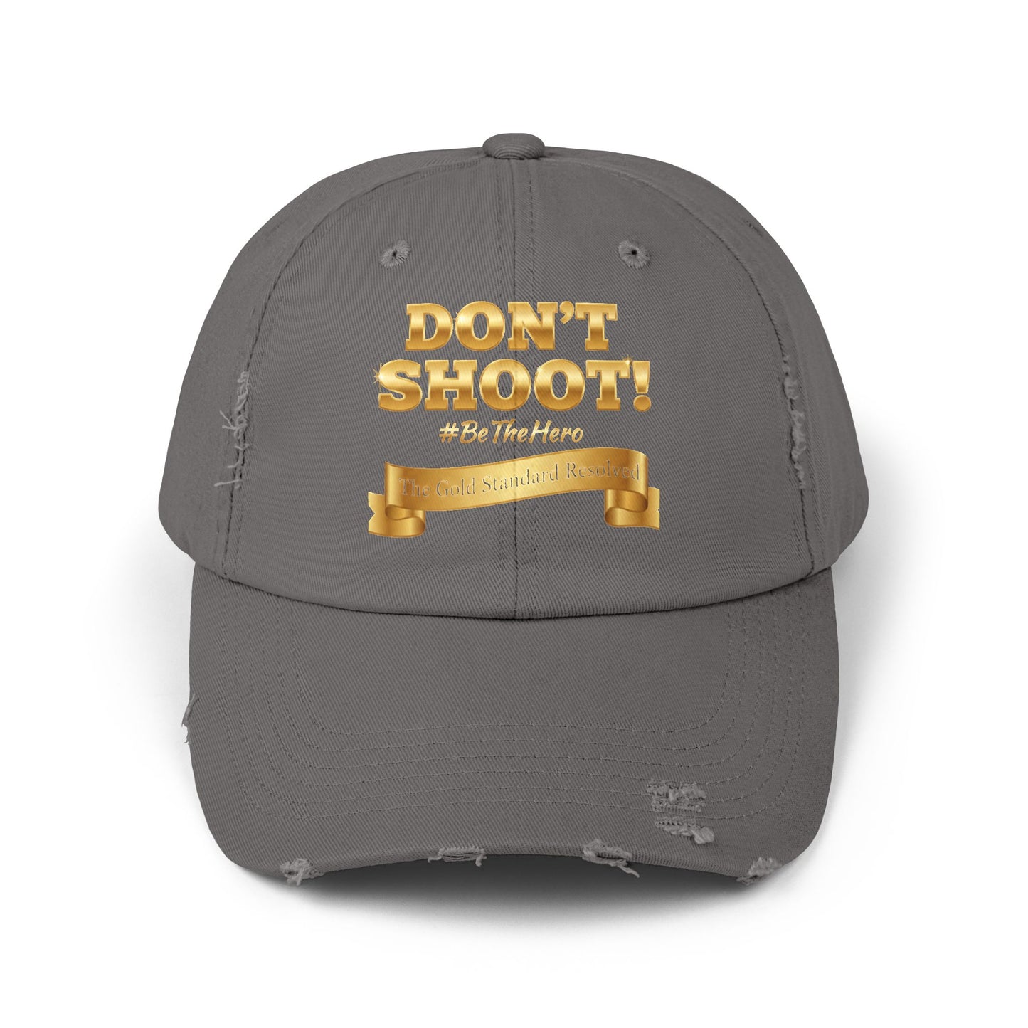 Don’t Shoot Distressed Baseball Cap 