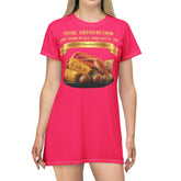 KING CRAB LEGS CORN ON COB & BOILED POTATOES T-SHIRT DRESS