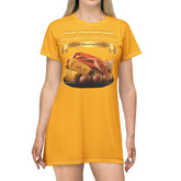 KING CRAB LEGS CORN ON COB & BOILED POTATOES T-SHIRT DRESS