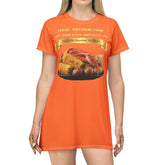KING CRAB LEGS CORN ON COB & BOILED POTATOES T-SHIRT DRESS