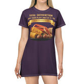 KING CRAB LEGS CORN ON COB & BOILED POTATOES T-SHIRT DRESS