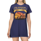 KING CRAB LEGS CORN ON COB & BOILED POTATOES T-SHIRT DRESS
