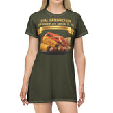 KING CRAB LEGS CORN ON COB & BOILED POTATOES T-SHIRT DRESS