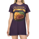 MEATLOAF MACARONI CHEESE AND STRING BEANS T-SHIRT DRESS