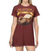 PORK CHOPS MASHED POTATOES GRAVY & ONIONS T-SHIRT DRESS
