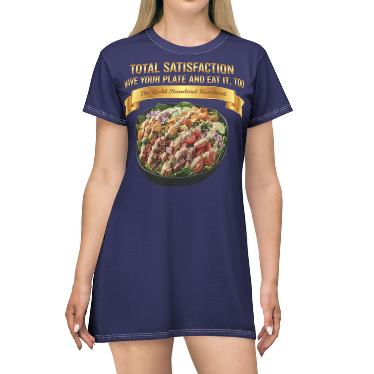 LOADED SALAD WITH ALL THE TOPPINGS T-SHIRT DRESS