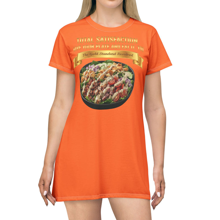 LOADED SALAD WITH ALL THE TOPPINGS T-SHIRT DRESS