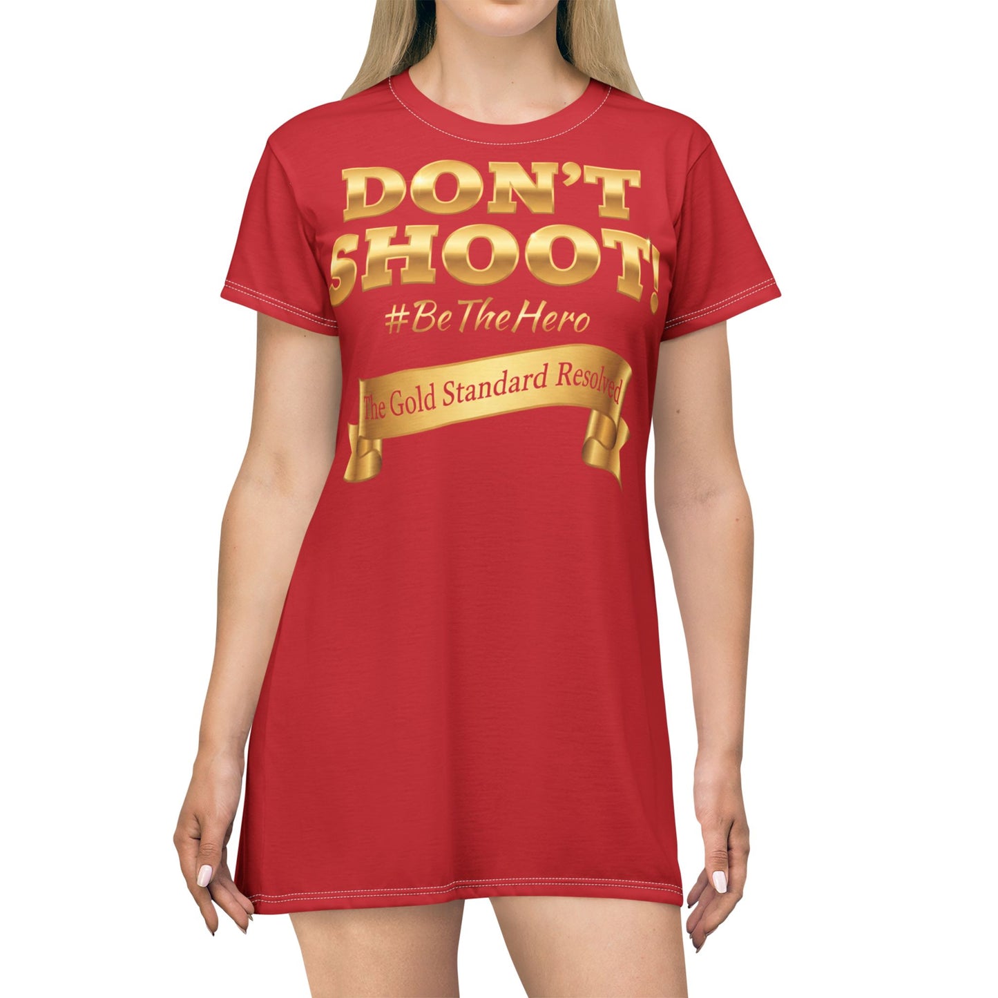 DON'T SHOOT T-Shirt Dress