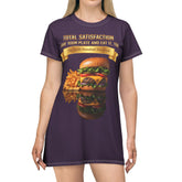 CHEESEBURGER AND FRENCH FRIES T-SHIRT DRESS