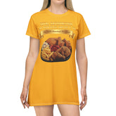 CHICKEN FRENCH FRIES COLESLAW T-SHIRT DRESS