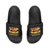 KING CRAB LEGS CORN ON COB BOILED POTATOES  SANDALS