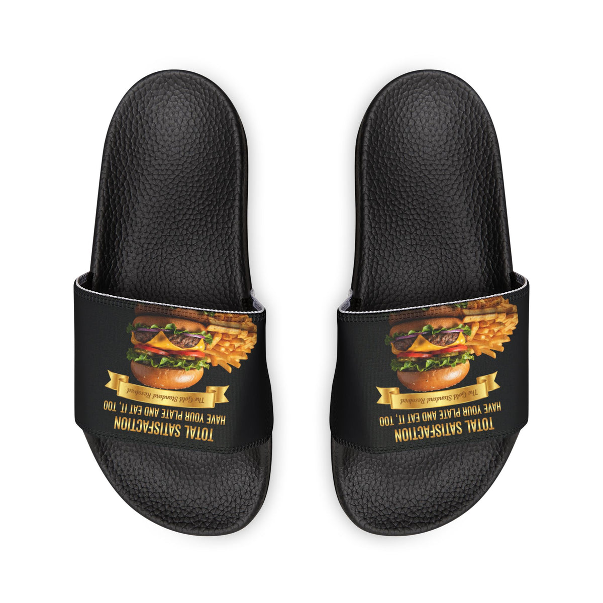 CHEESEBURGER AND FRENCH FRIES SANDALS