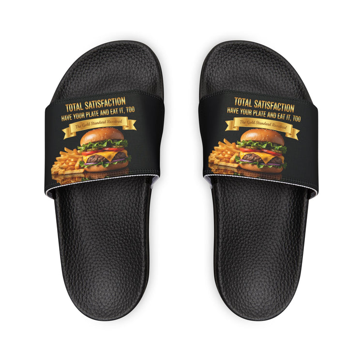 CHEESEBURGER AND FRENCH FRIES SANDALS