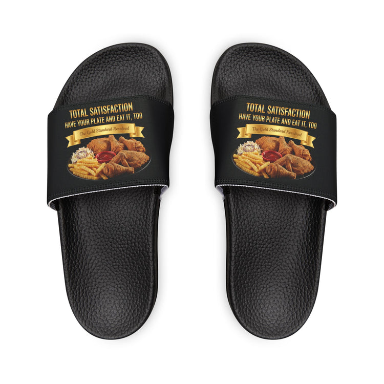 LASAGNA SALAD RANCH DRESSING AND GARLIC BREAD SANDALS