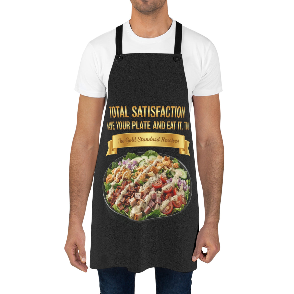 LOADED SALAD WITH ALL THE TOPPINGS APRON