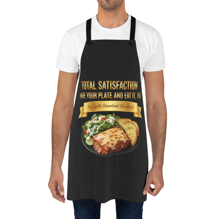 LASAGNA SALAD RANCH DRESSING & GARLIC BREAD APRON