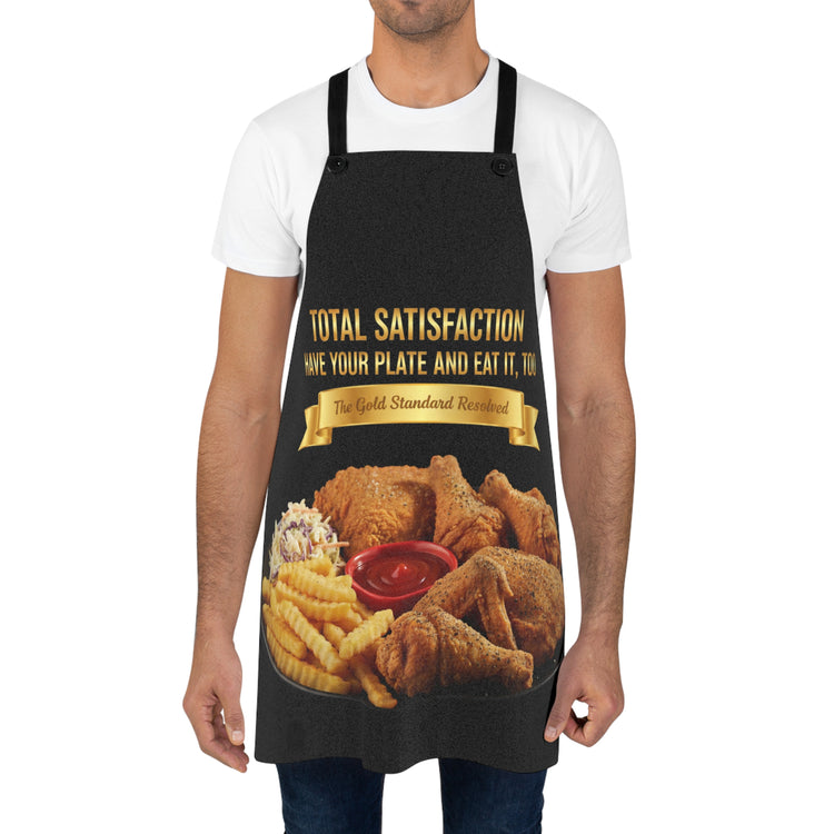 CHICKEN FRENCH FRIES COLESLAW APRON