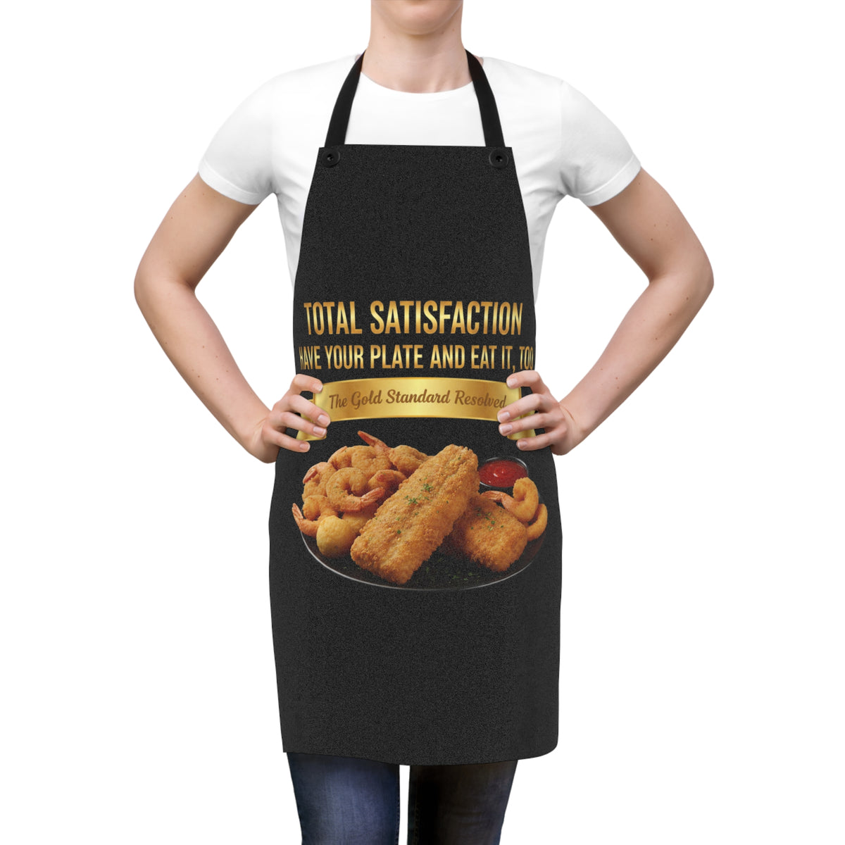 FISH SHRIMP & COCKTAIL SAUCE APRON
