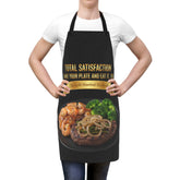 RIB-EYE STEAK PEPPER ONIONS SHRIMP & BROCCOLI APRON