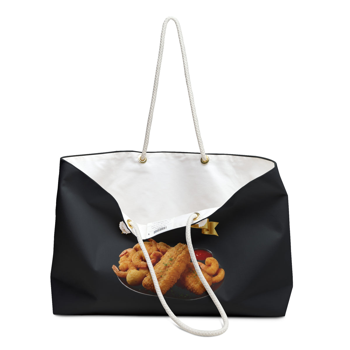 FISH SHRIMP & COCKTAIL SAUCE WEEKENDER BAG