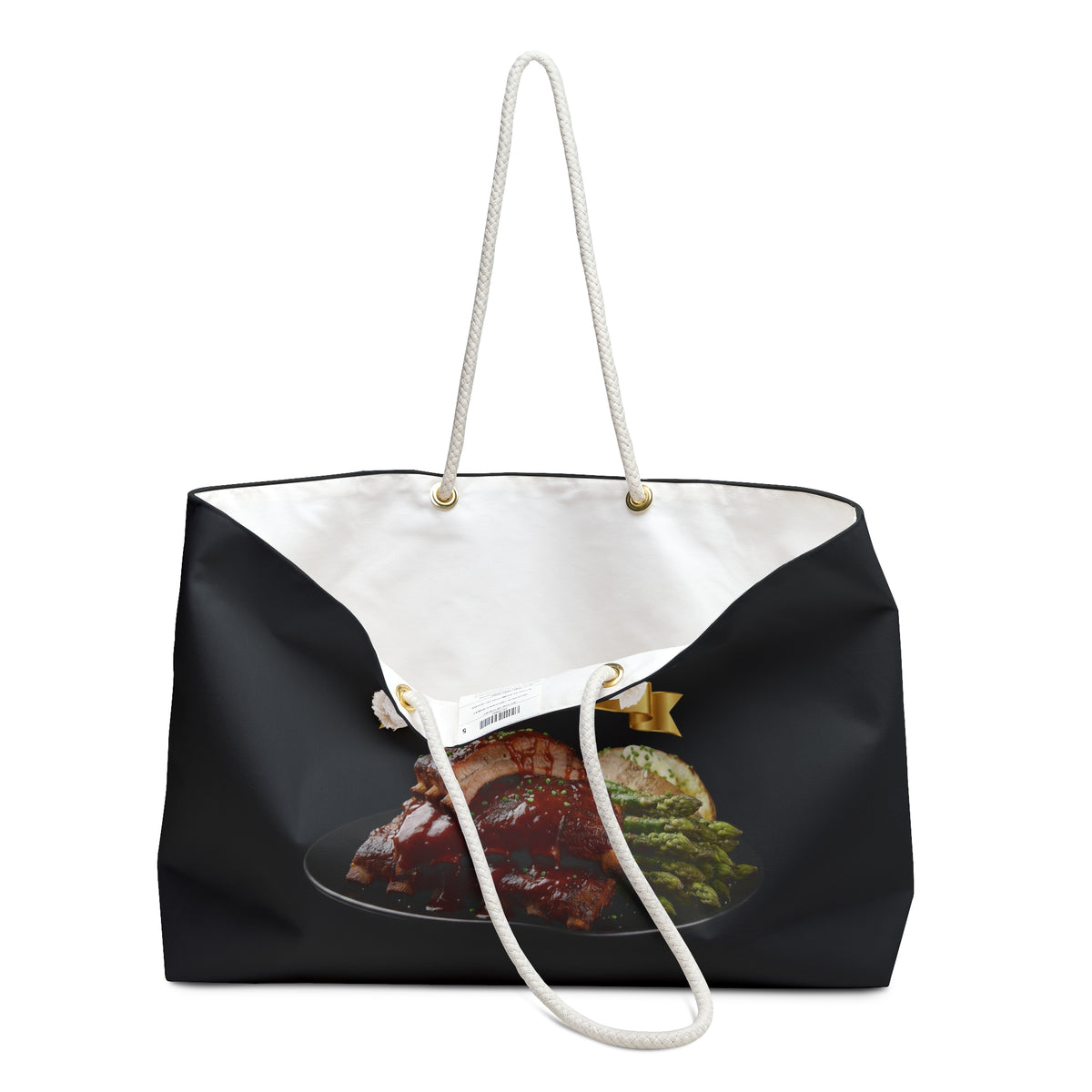 BARBECUE RIBS ASPARAGUS BAKED POTATO WEEKENDER BAG
