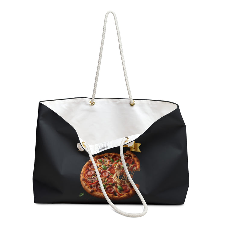 CHEESE PIZZA WITH TOPPINGS WEEKENDER BAG