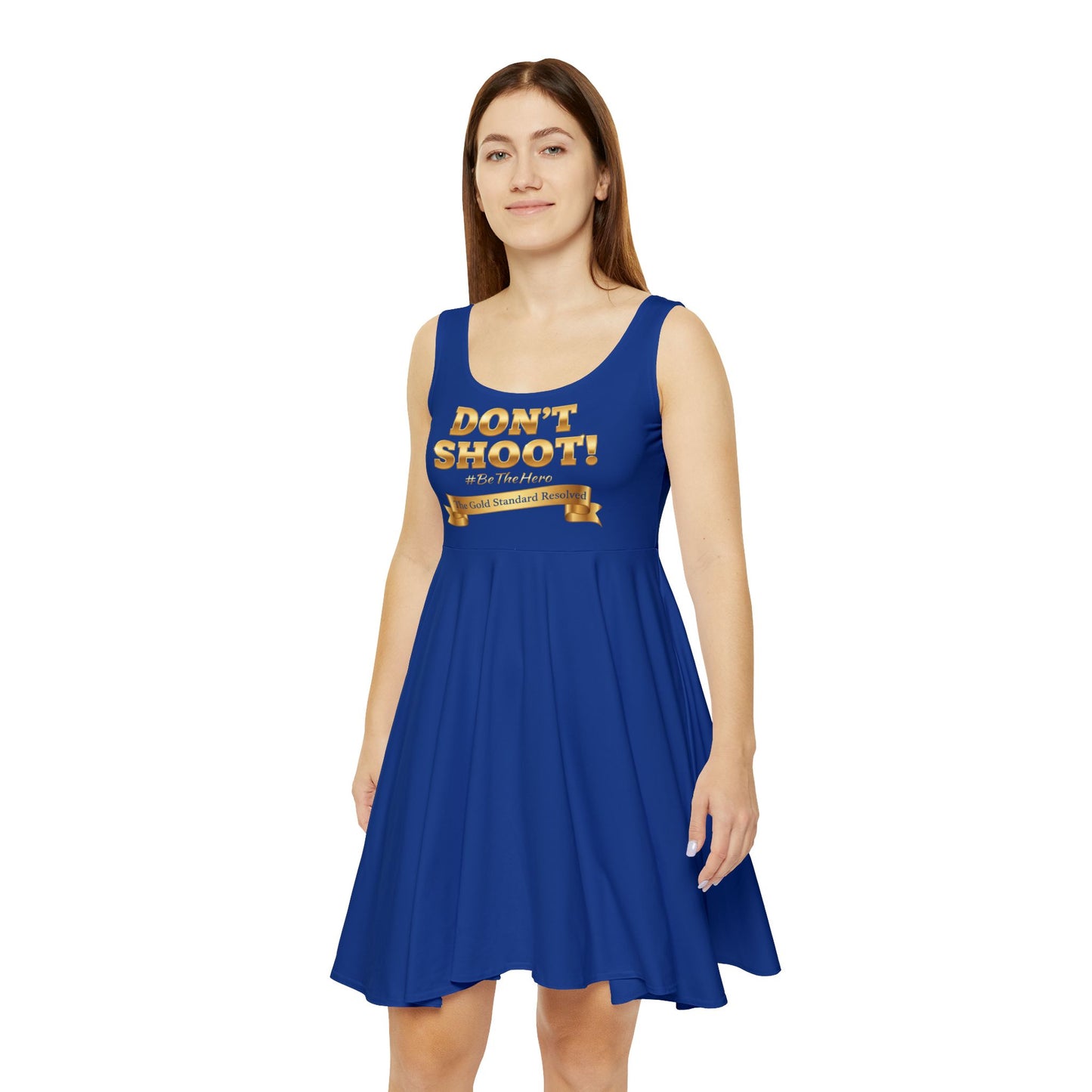  DON'T SHOOT Skater Dress 
