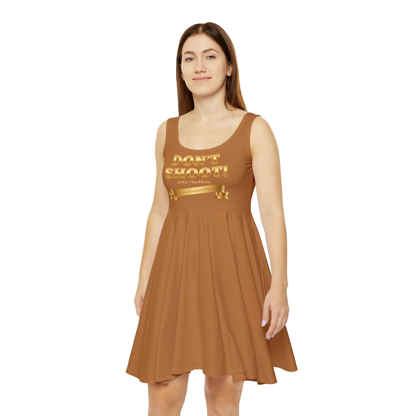  DON'T SHOOT Skater Dress 