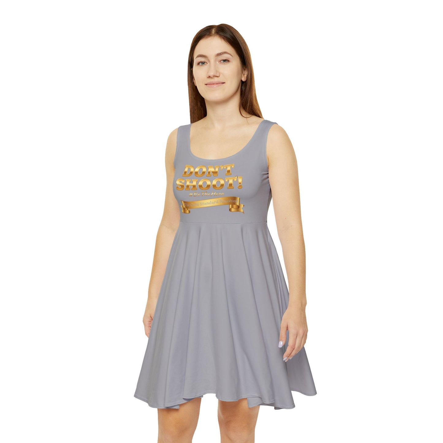 DON'T SHOOT Skater Dress 