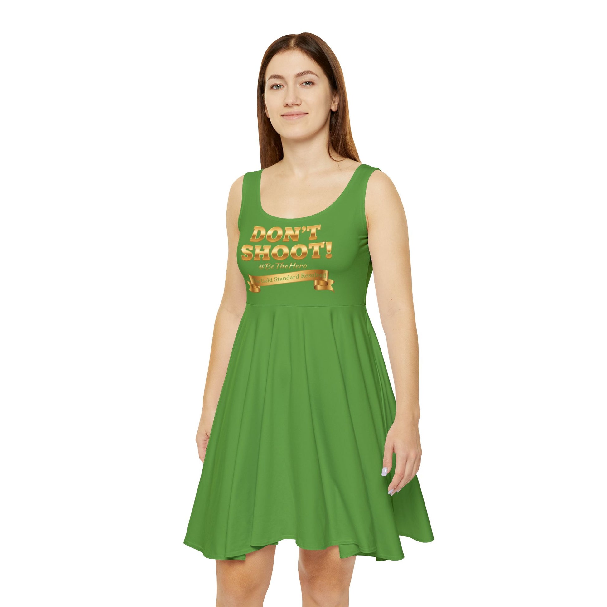  DON'T SHOOT Skater Dress 