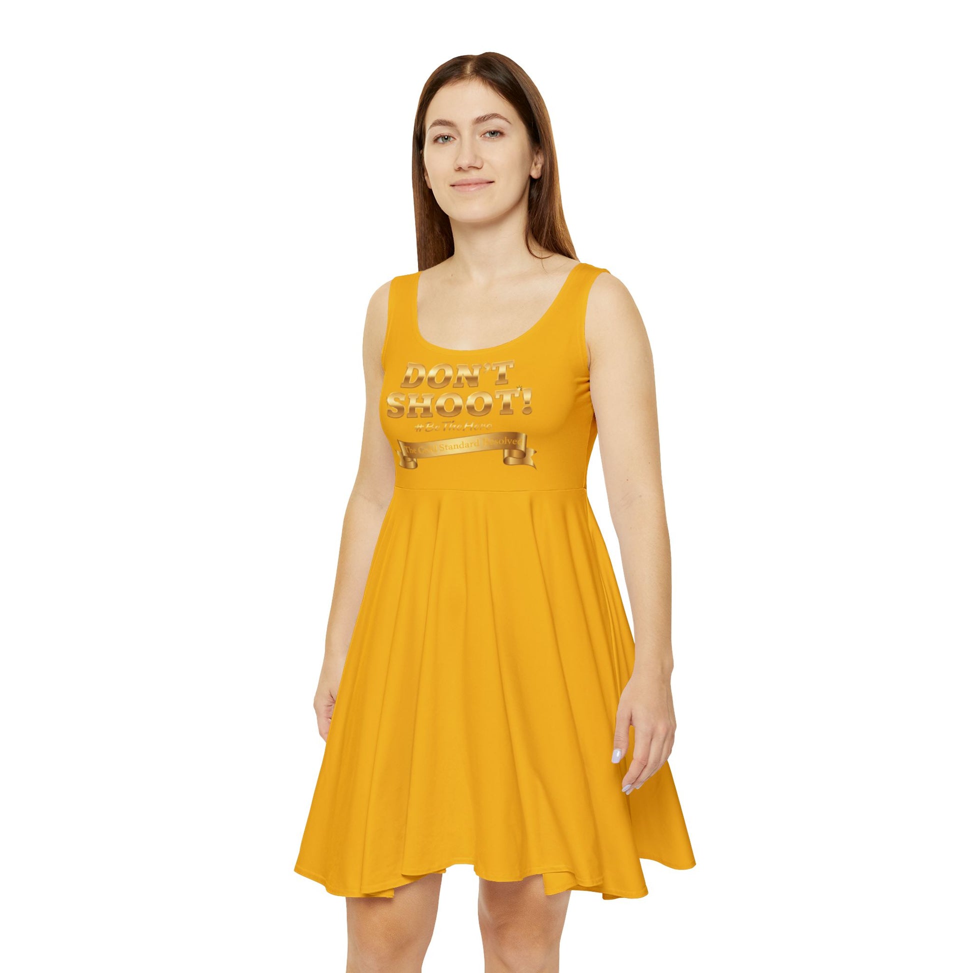  DON'T SHOOT Skater Dress 