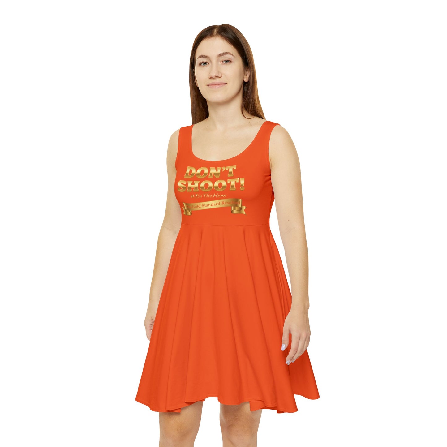  DON'T SHOOT Skater Dress 