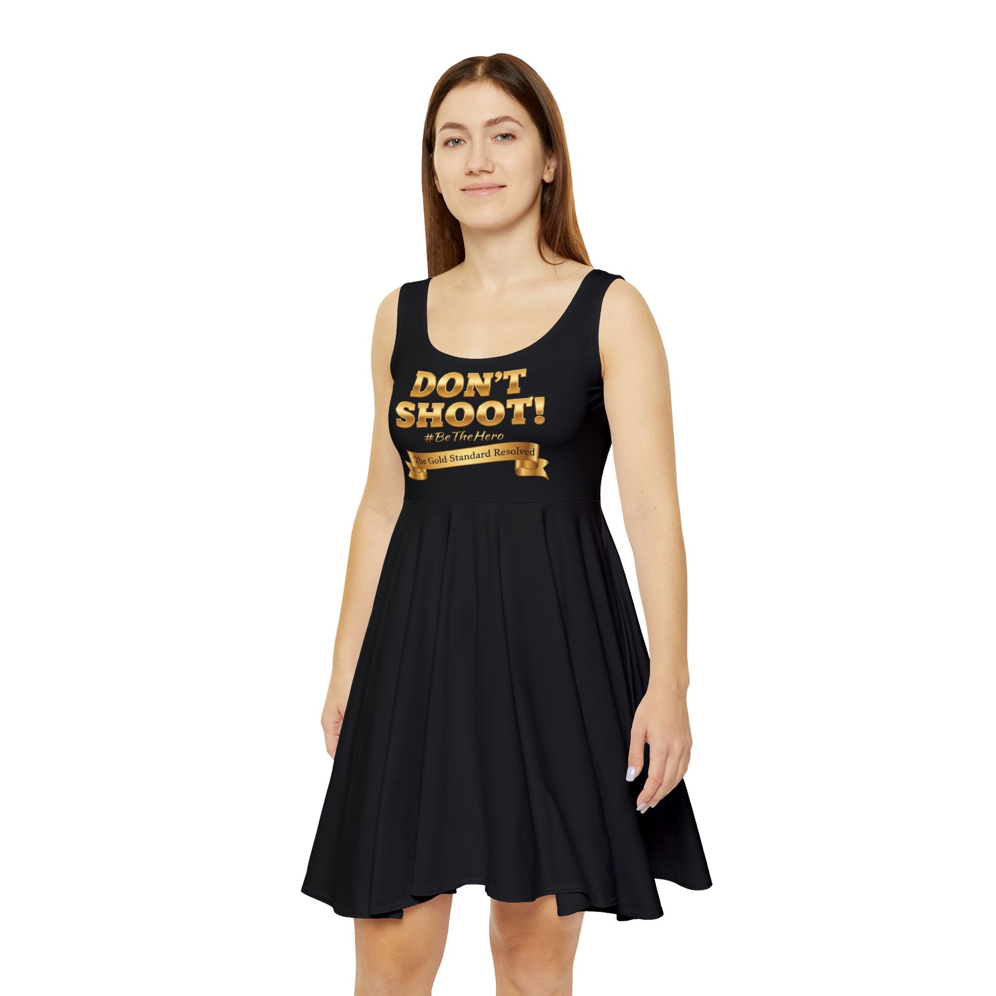  DON'T SHOOT Skater Dress 